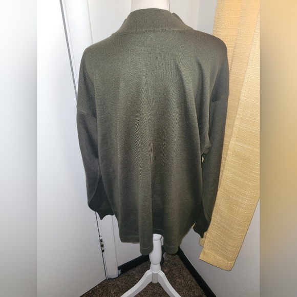 Zeidler & Zeidler green wool blend sweater made in Italy - Picture 1 of 3